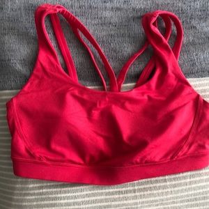 Lululemon sports bra size 8. Hot pink